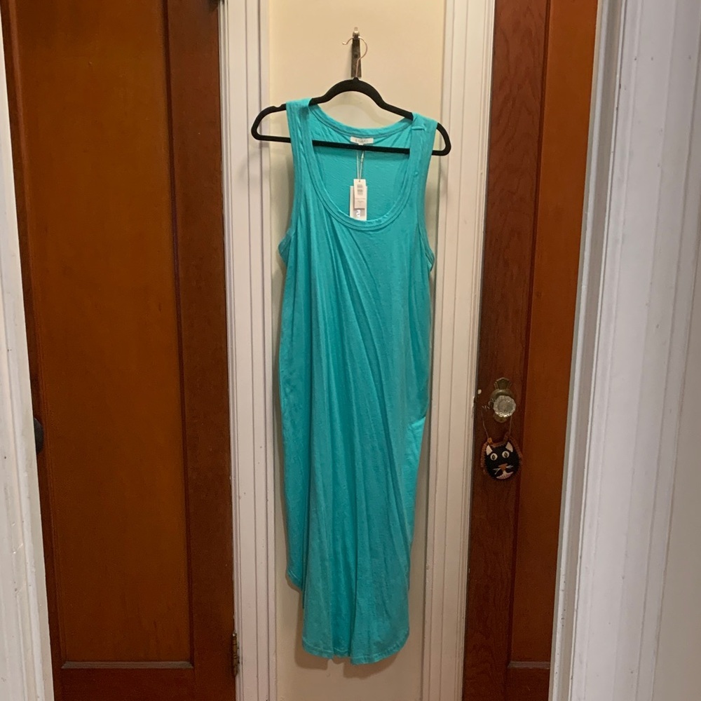 Z Supply Turquoise Sleeveless Maxi Dress